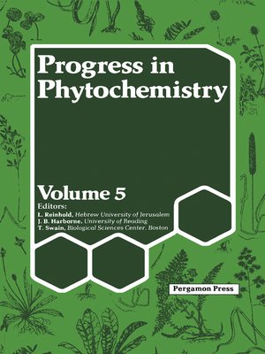cover image of Progress in Phytochemistry, Volume 5